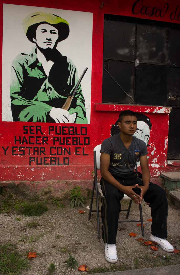 Estudante da Escola Normal Rural de Ayotzinapa