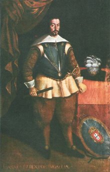 Avelar Rebelo, Retrato de D. João IV