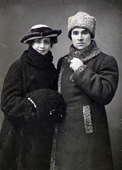 Sultan-Galiev e Fatma Erzina em Moscou, 1919