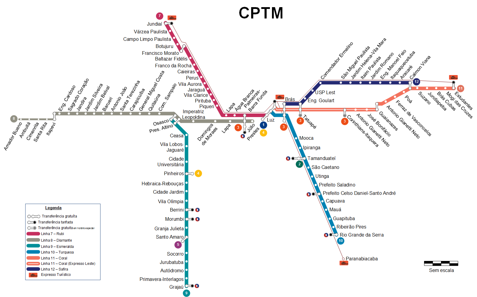 CPTM registra 542 quedas em vãos de estações de trem